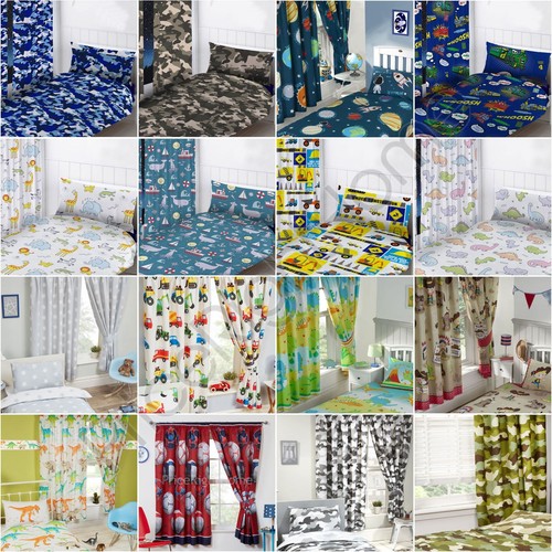 Boys kids bedroom curtains - bedroom, 54"