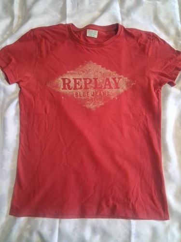 Replay blue jeans dark - *replay, red