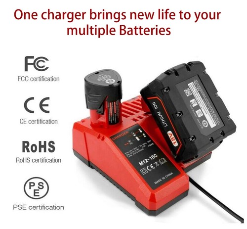 Rapid charger for milwaukee - charger,