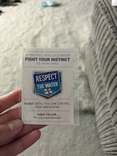 Rnli respect the water - “respect, water”