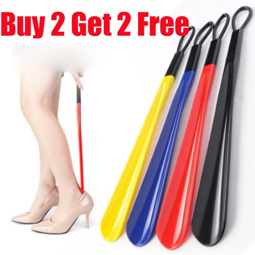 Shoe horn extra - long, plastic