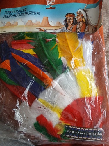 Indian cheif feather headwear - indian,