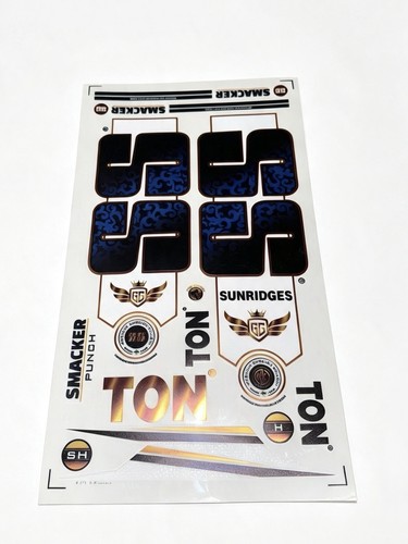 Cricket bat sticker - , 3d
