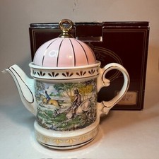 Vtg Sadler 18th Century Sporting Scene "Hunting" Commemorative Tea-Pot #4396