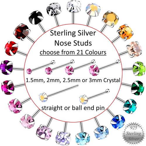 Round crystal top sterling - crystal,