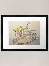 Hotdog meal... Framed Art