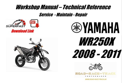 Yamaha wr250x service repair - service,
