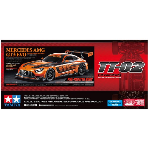 Tamiya mercedes amg - gt3, evo