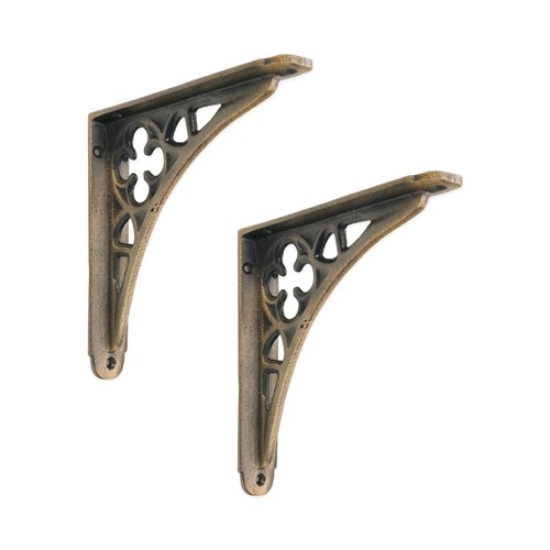 Shelf bracket pair matt - of,