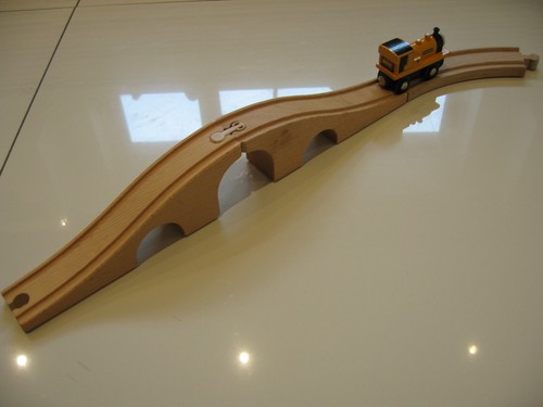 Wooden bridge for - wooden,