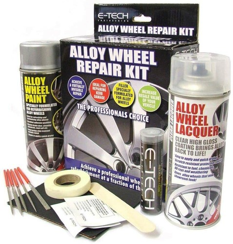 Silver tech car alloy wheel - e-tech,
