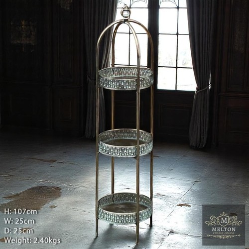 Moroccan tier round shelf - moroccan,
