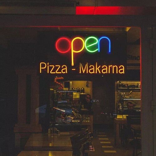 Led open sign for shop - shop, window