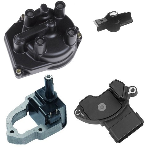 Distributor cap rotor coil - cap,