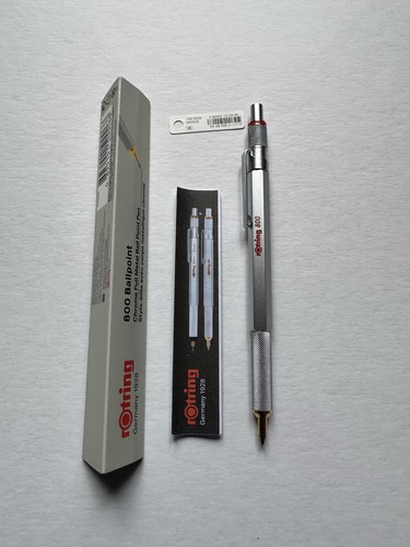 Rotring 800 ballpoint - ballpoint, silver
