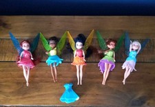 Disney Store Official Tinkerbell And The Pirate Fairy Miniature Dolls Set RARE