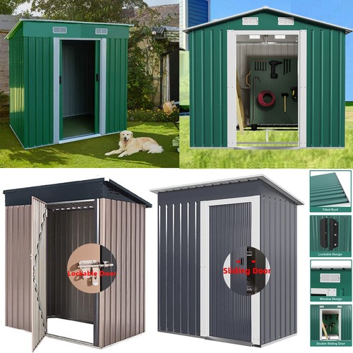 Garden shed metal pent - 8,