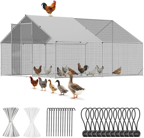 Cammoo metal chicken coop - cammoo, with
