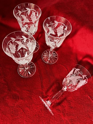 Tutbury crystal wine glasses - crystal,