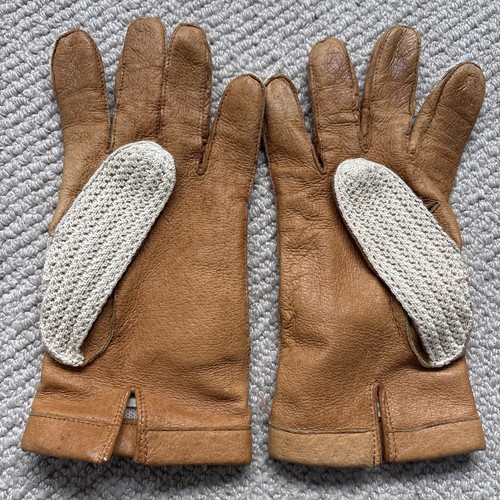 Vintage leather crochet - leather,