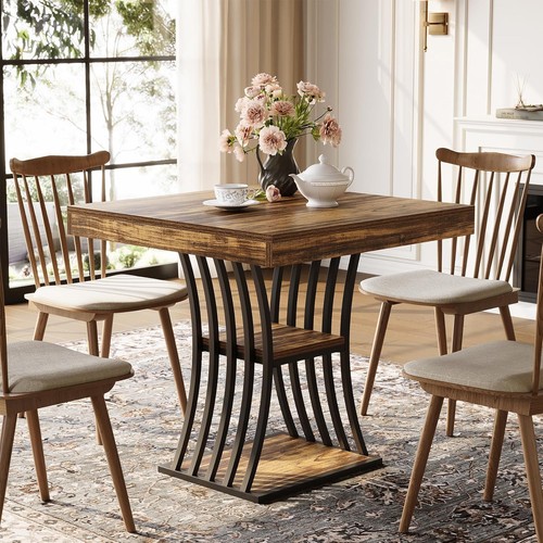 80cm square dining table - 80cm,