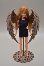Pippa Doll Stand with Fantasy Wings in Gold Pearl Limited edition, only 40 left