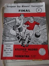 1962 EUROPEAN CUP WINNERS CUP