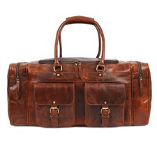 Full Grain Leather Duffle Bag