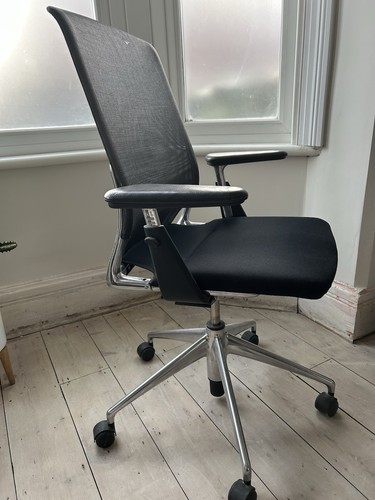 Vitra meda black mesh office - vitra,