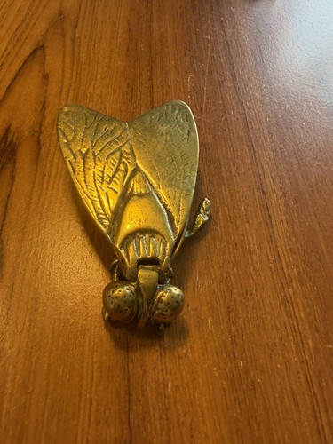 Vintage brass fly ashtray - vintage,