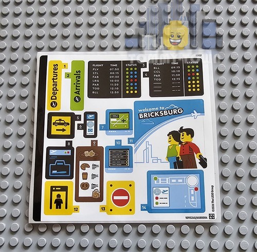 Lego city sticker - lego, sheet