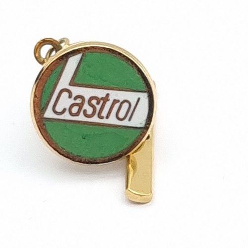 Vintage castrol tie pin lapel - tie,