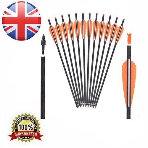 12x crossbow bolts - 18"/20",
