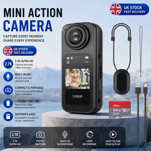 1080p mini body camera - mini, wifi