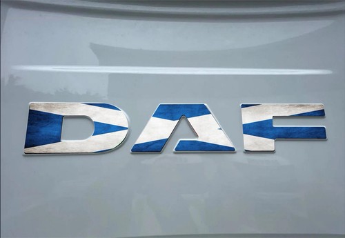Daf scotland flag rear - xf,
