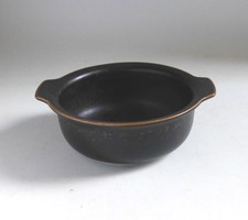 Arabia Finland Vintage Ruska Handled Soup Bowl, Ulla Procope 1960