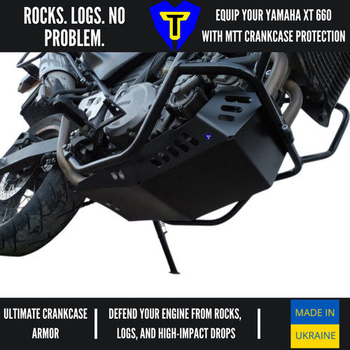 Crankcase protection yamaha - crankcase, xt