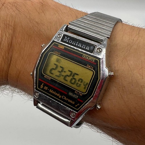 Vintage montana digital watch - digital,