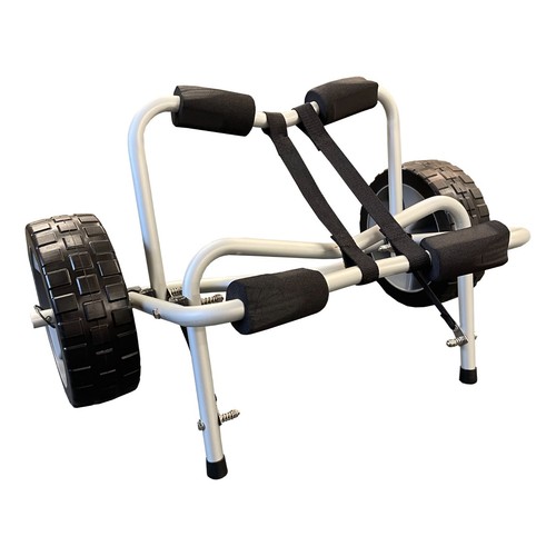 Kayak canoe trolley with grey - canoe,