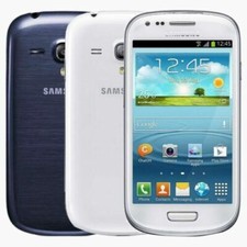  SAMSUNG GALAXY S3 MINI UNLOCK MOBILE PHONE ANDROID SMARTPHONE BLUE/White