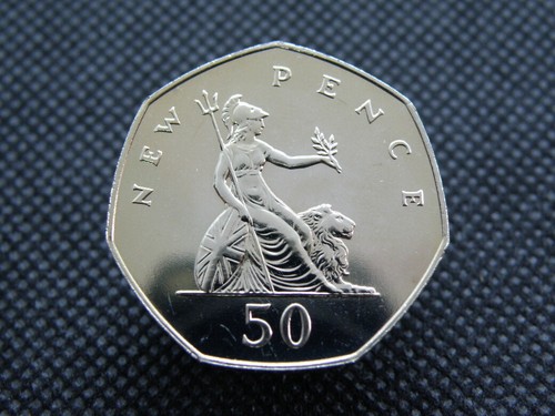 Proof decimal 50p - -,