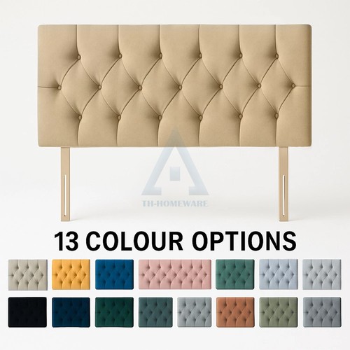 Plush velvet headboard - 20",