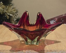 Vintage Thick Glass Bowl