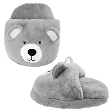 Hot Water Bottle Foot Warmer with Cover- 2L Plush Teddy Heated Slippers
