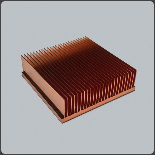 Pure copper heatsink skiving - copper,