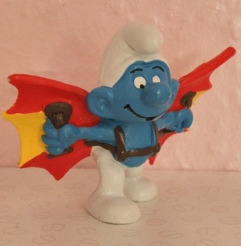 Vintage hang glider smurf - hang,