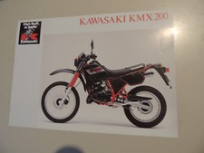  Kawasaki KMX 200 Brochure Brochure Foletto Opuscolo パンフレッ� 