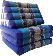 Collumino Thai Kapok 3-Fold Meditation Mattress w/ Triangle Cushion