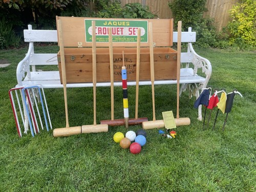 Jaques croquet set - croquet,