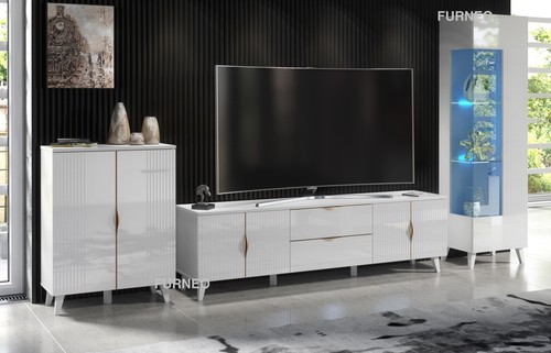 Unit white high gloss matt - tv,